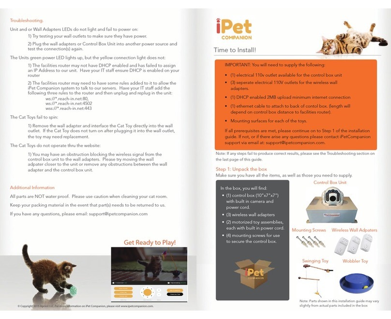 iPet Companion installation guide iPet Companion installation guide