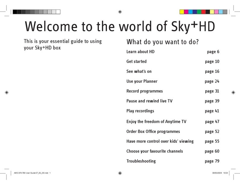 Sky Sky+HD user guide