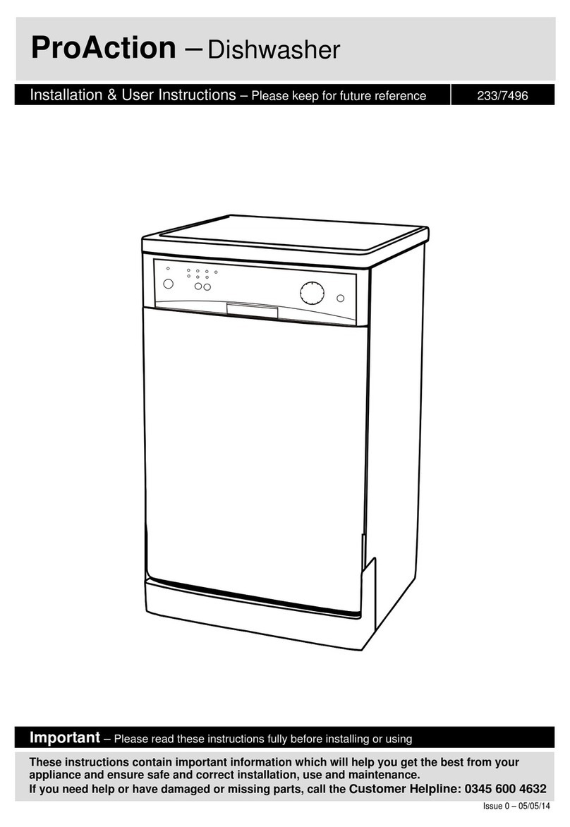 Proaction PRSL96W Installation & user's instructions