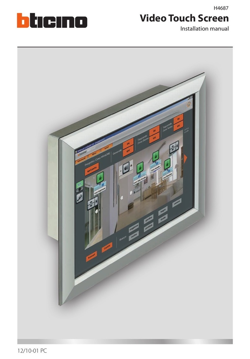 Bticino H4687 installation manual