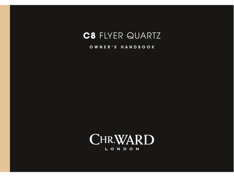 Chr. Ward C8 FLYER QUARTZ Owner's handbook