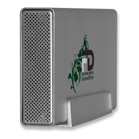 Fantom Drives GreenDrive Quick start installation guide Fantom Drives GreenDrive Quick start installation guide