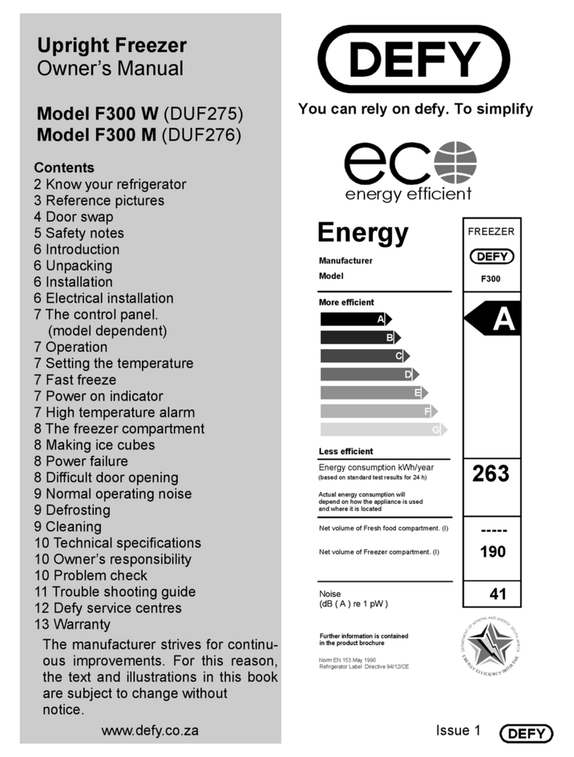 Defy F300 owner's manual
