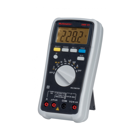 Multimetrix DMM121 User manual Multimetrix DMM121 User manual