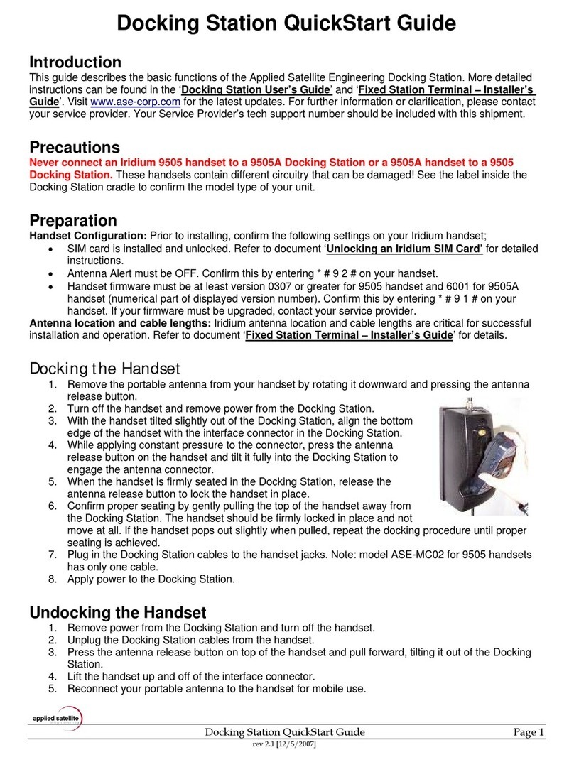 ASE 9505A quick start guide