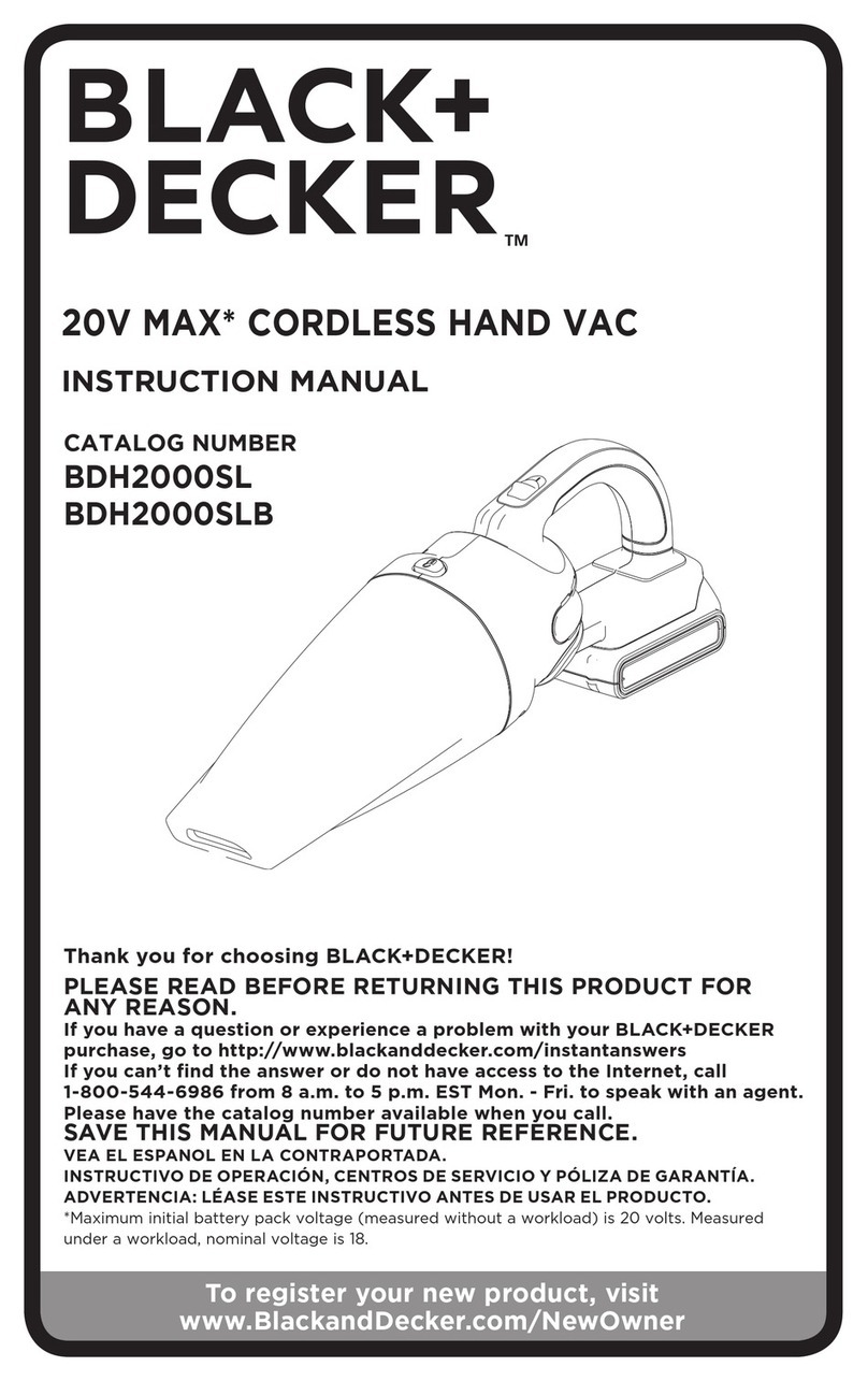 Black & Decker BDH2000SL instruction manual