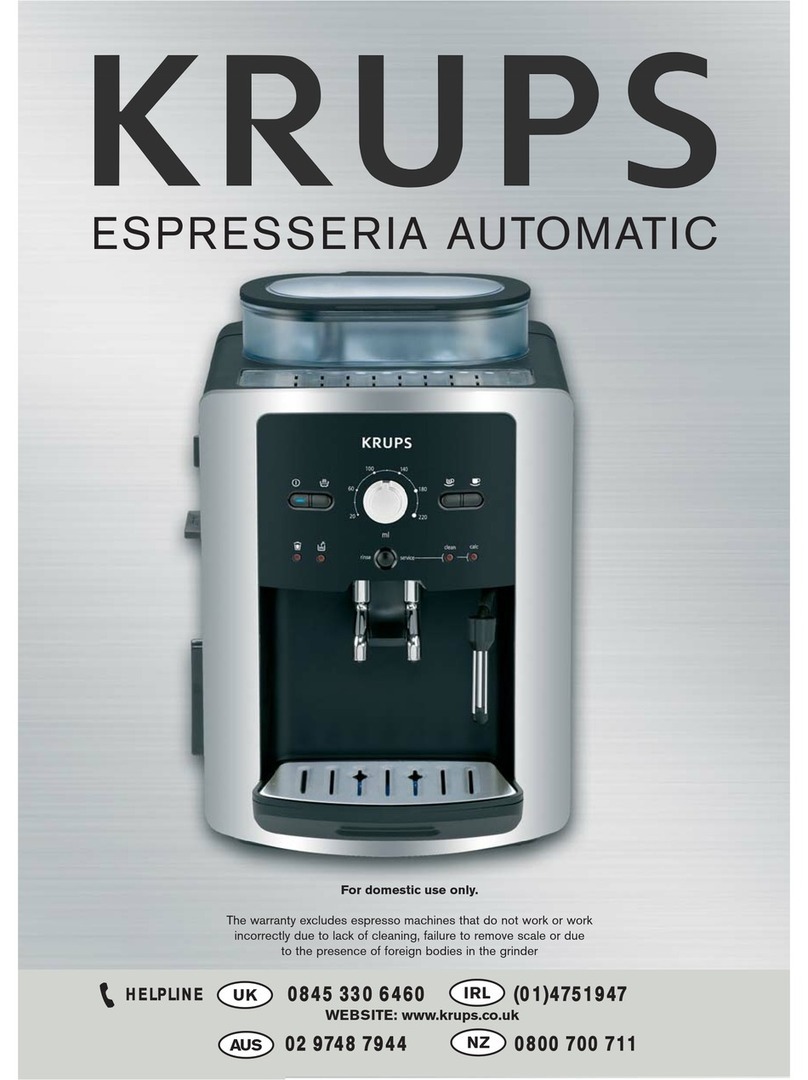 Krups ESPRESSERIA AUTOMATIC user guide