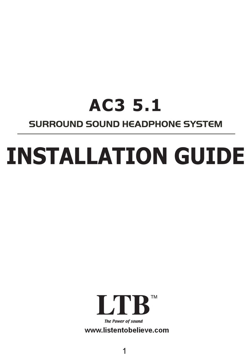 LTB Audio Systems AC3 5.1 User manual LTB Audio Systems AC3 5.1 User manual