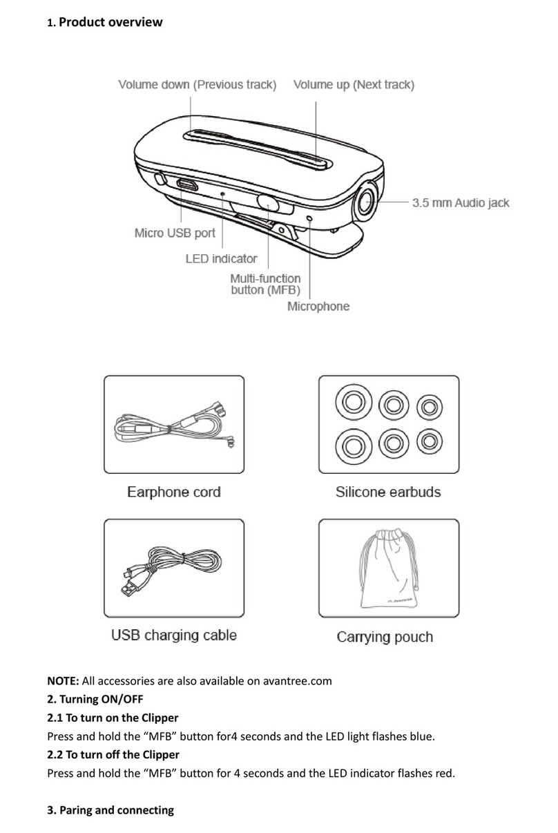 Avantree Clipper User manual