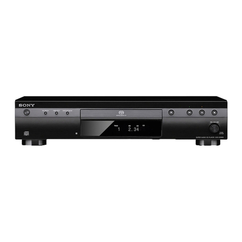 Sony SCD-XE800 User manual