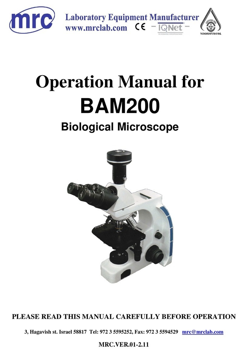 MRC BAM200 Operation manual