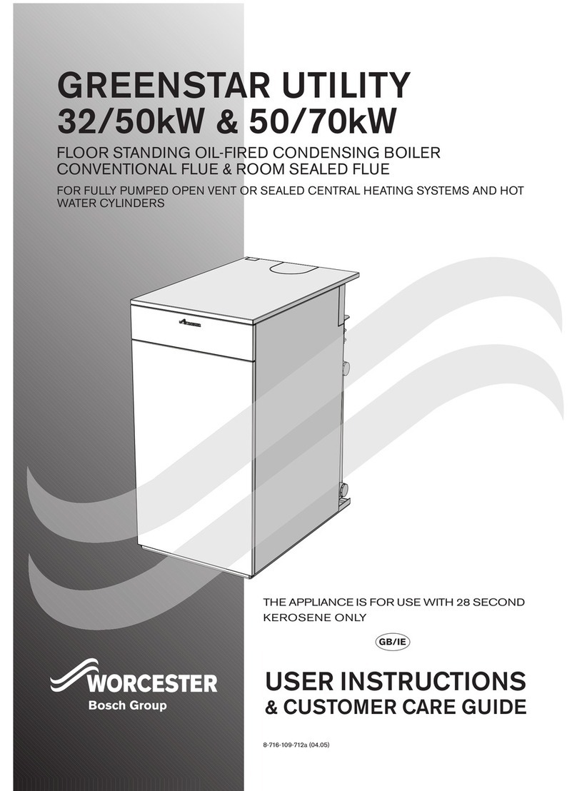 Worcester User instructions User manual