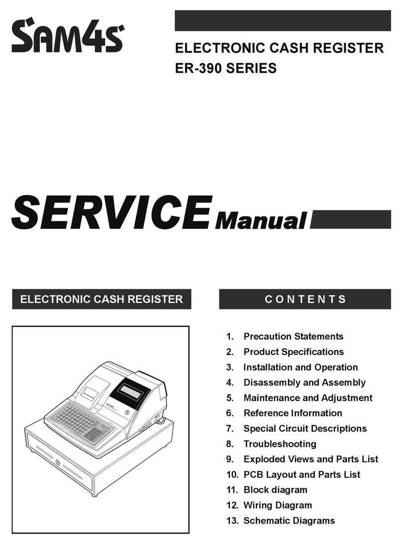 Sam4s ER-390 SERIES Service manual