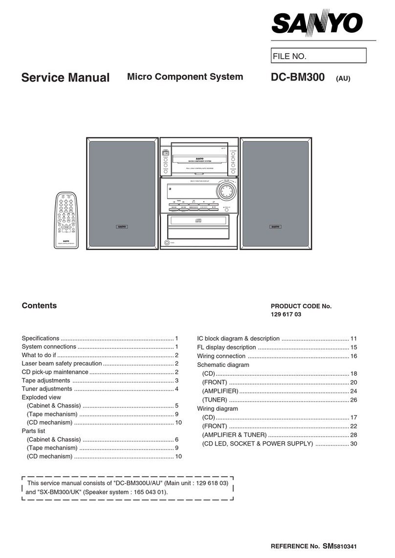 Sanyo DC-BM300 User manual