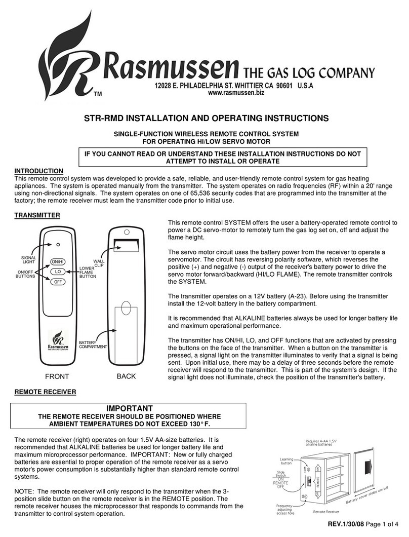Rasmussen STR-RMD User manual