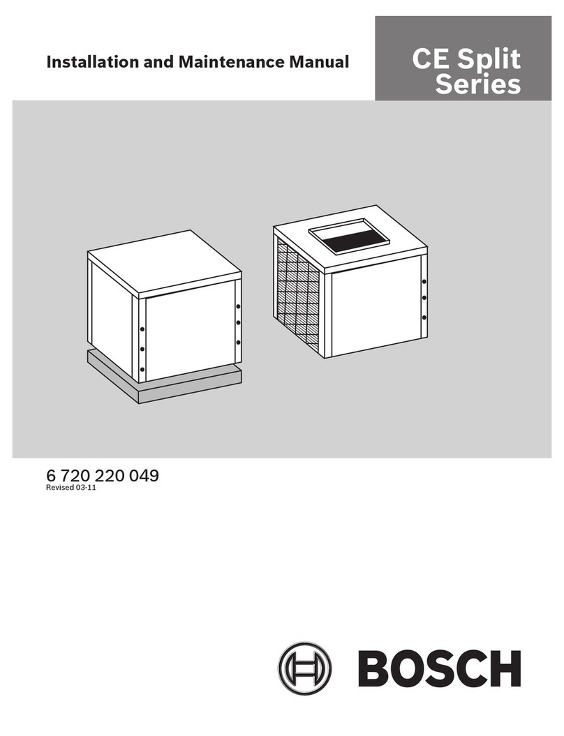 Bosch CE SPLIT series Manual