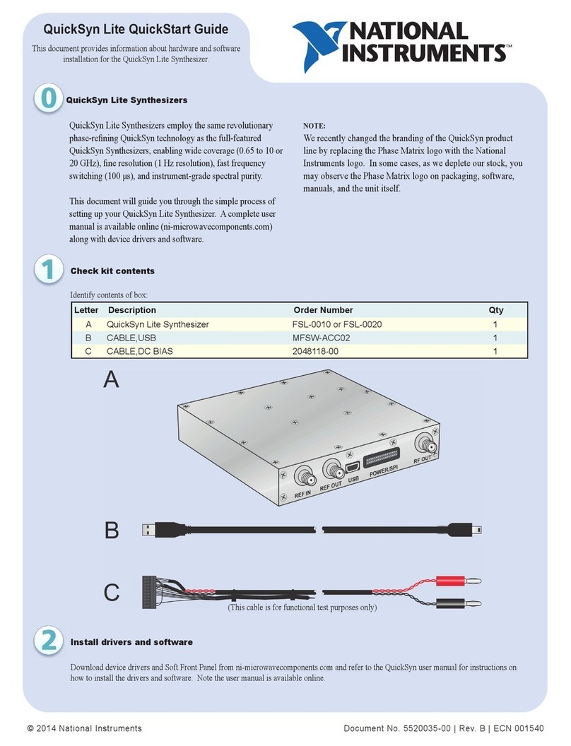 National Instruments QuickSyn Lite quick start guide