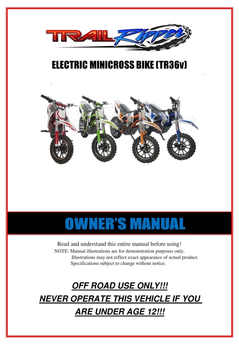 trail ripper TR36v User manual