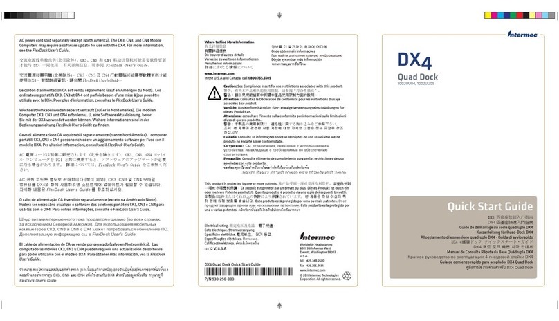 Intermec FlexDock DX4 User manual