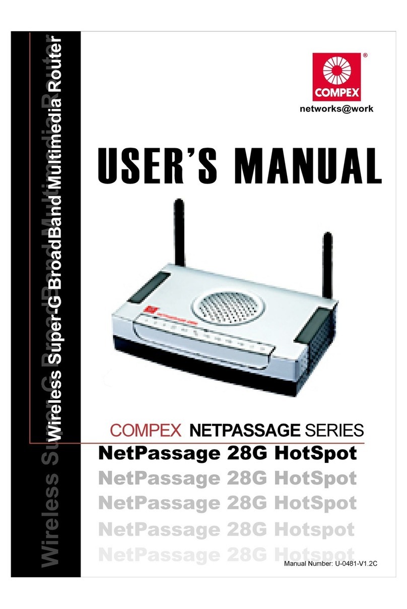 Compex NetPassage 28G Hotspot User manual