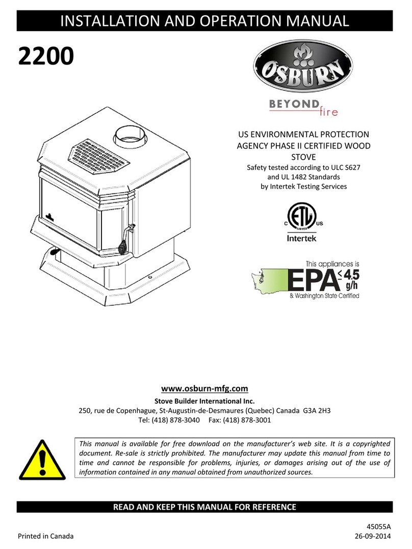 Osburn 2200 User manual