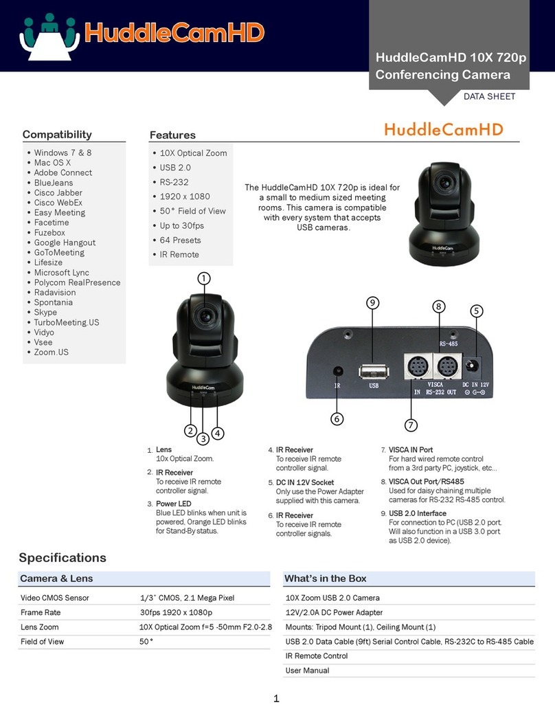 HuddleCamHD HuddleCamHD 10X 720p datasheet