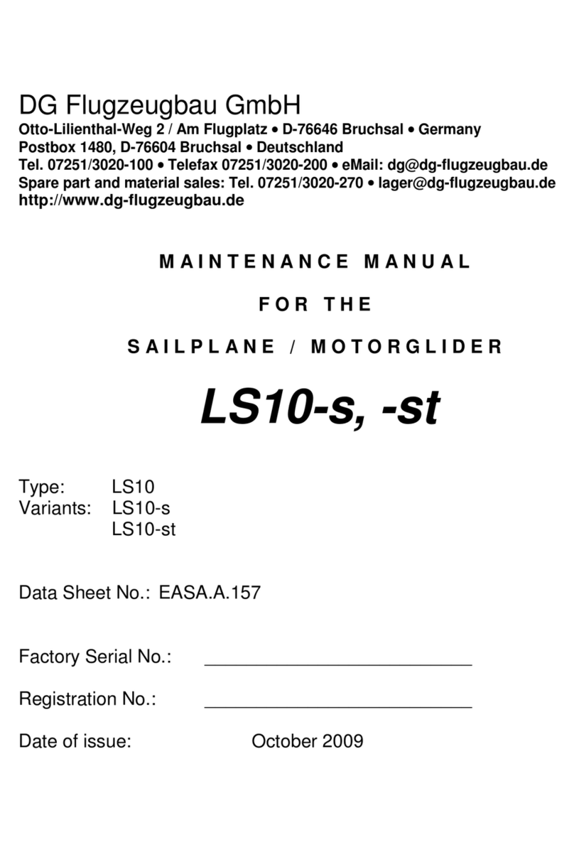 DG Flugzeugbau LS10-s Maintenance manual