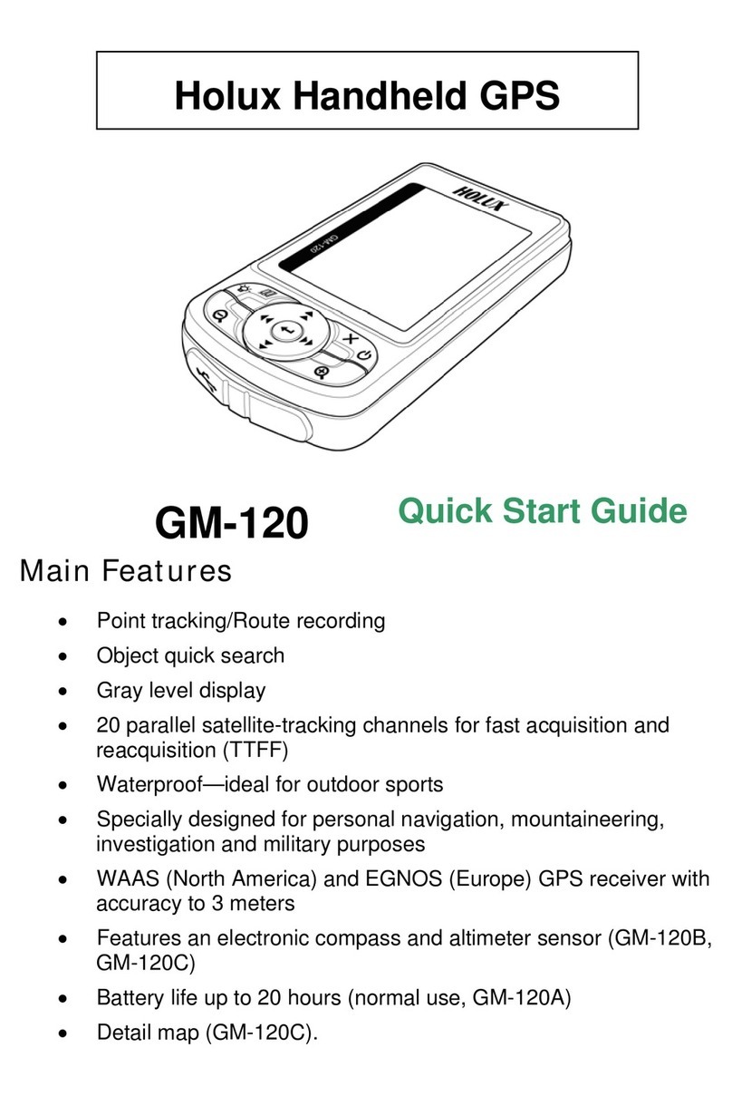 Holux GM-120 User manual Holux GM-120 User manual