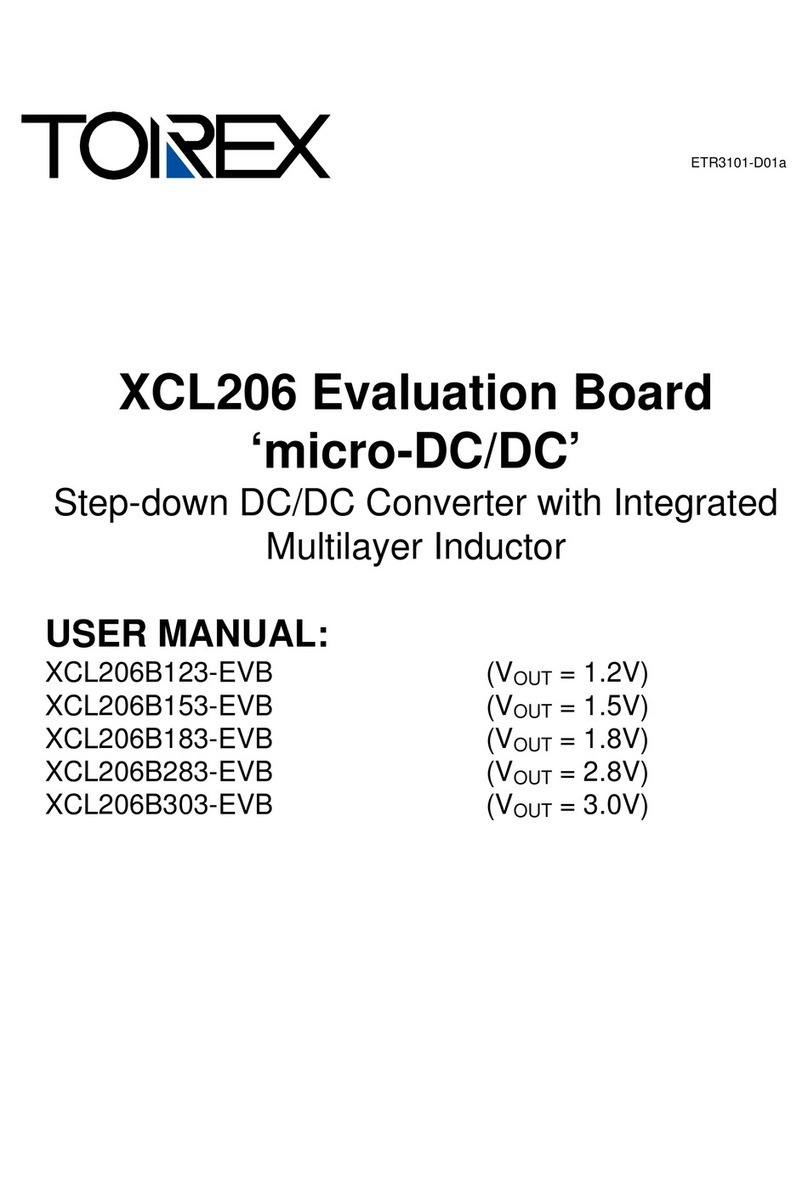 Torex XCL206B303-EVB user manual