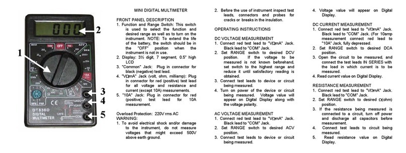 Advantage ADV1010 User manual