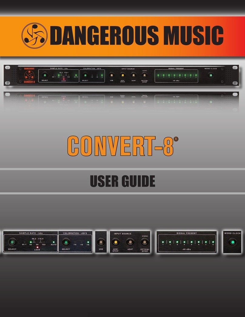 Dangerous Music Convert-8 user guide