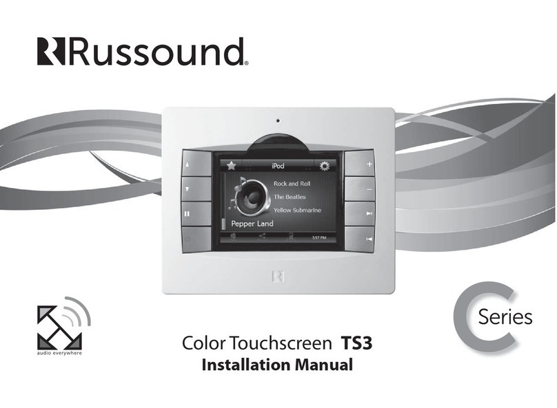 Russound TS3 User manual