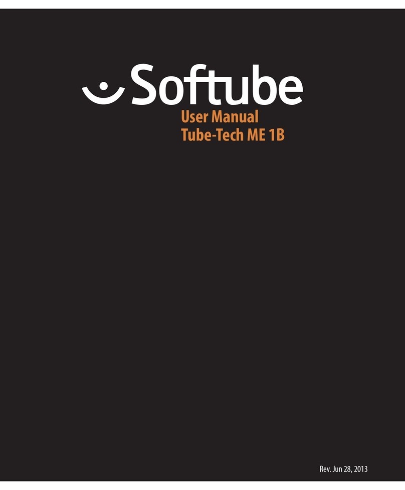 Softube Tube-Tech ME 1B user manual
