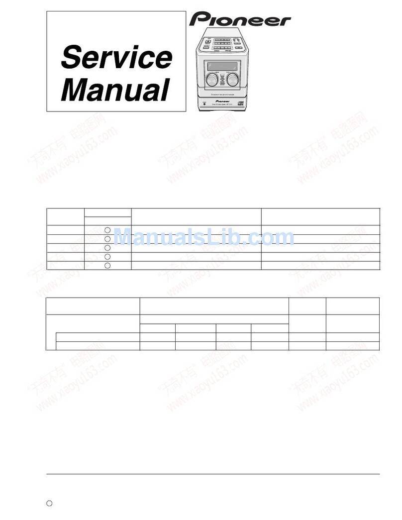 Pioneer XR-MT3 User manual
