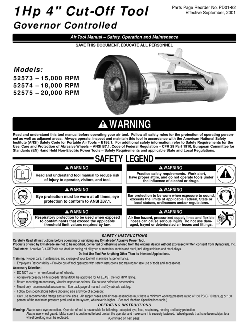 Dynabrade 52573 User manual