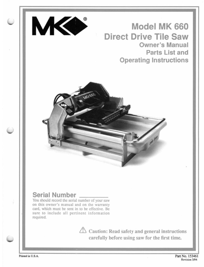 MK 660 owner's manual