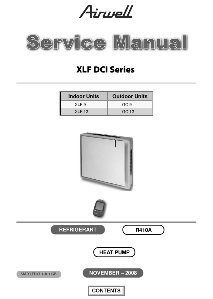 Airwell XLF 9 User manual Airwell XLF 9 User manual