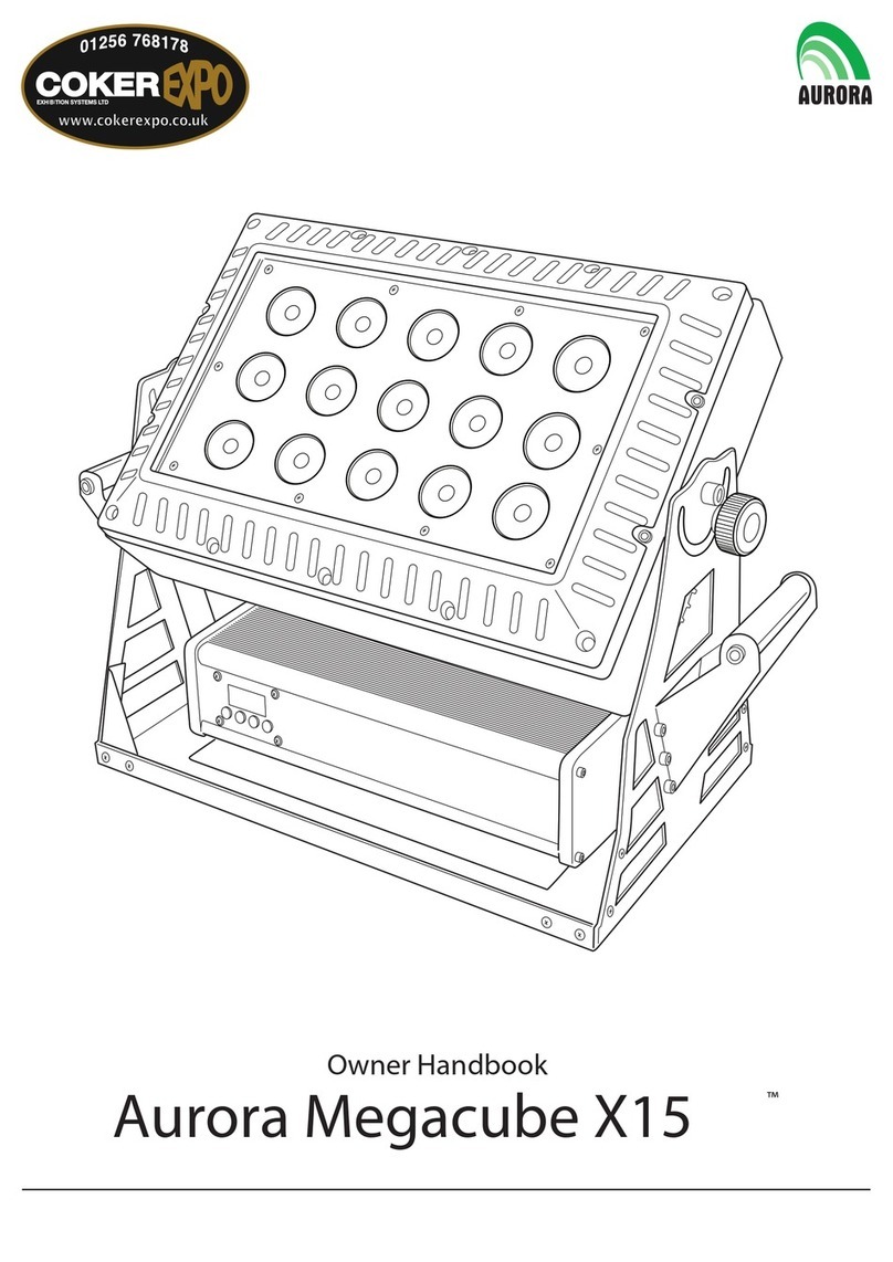 Aurora Megacube X15 Owner's handbook