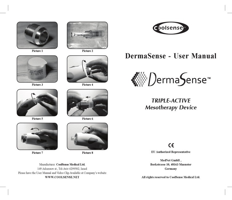 CoolSense DermaSense user manual