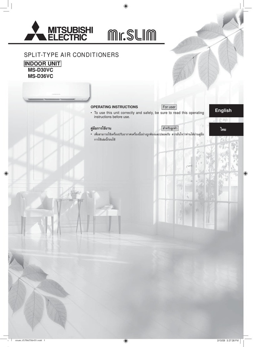 Mitsubishi Electric MS-D30VC User manual