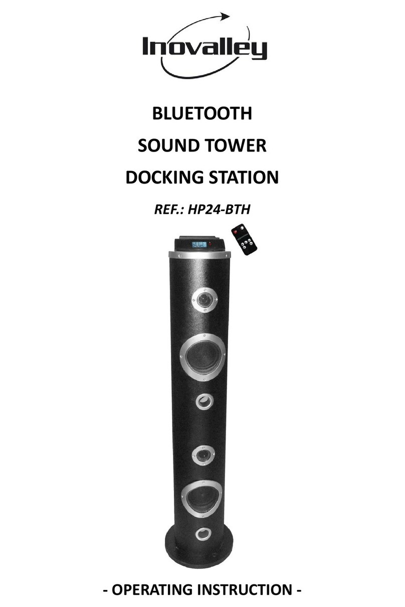 Inovalley HP24?BTH operating instructions