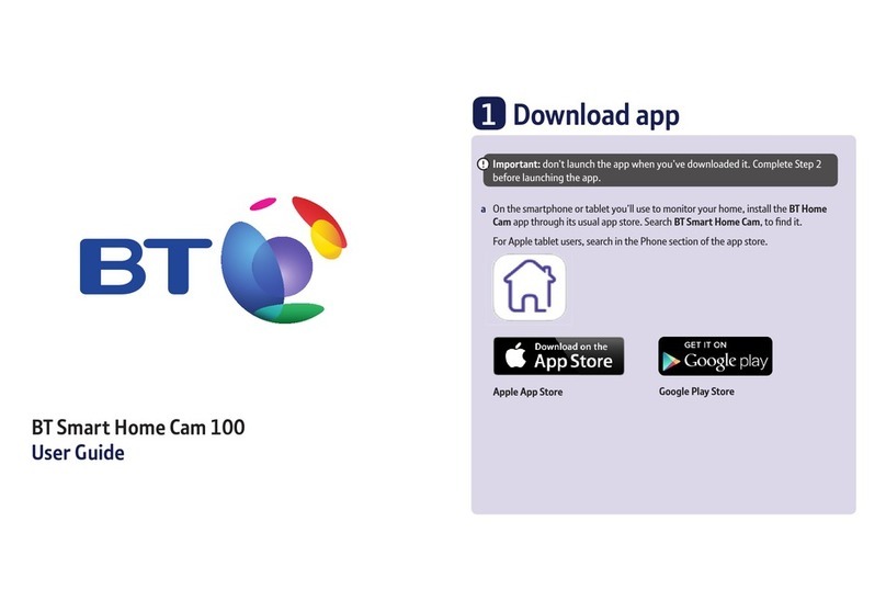 BT Smart Home Cam 100 user guide