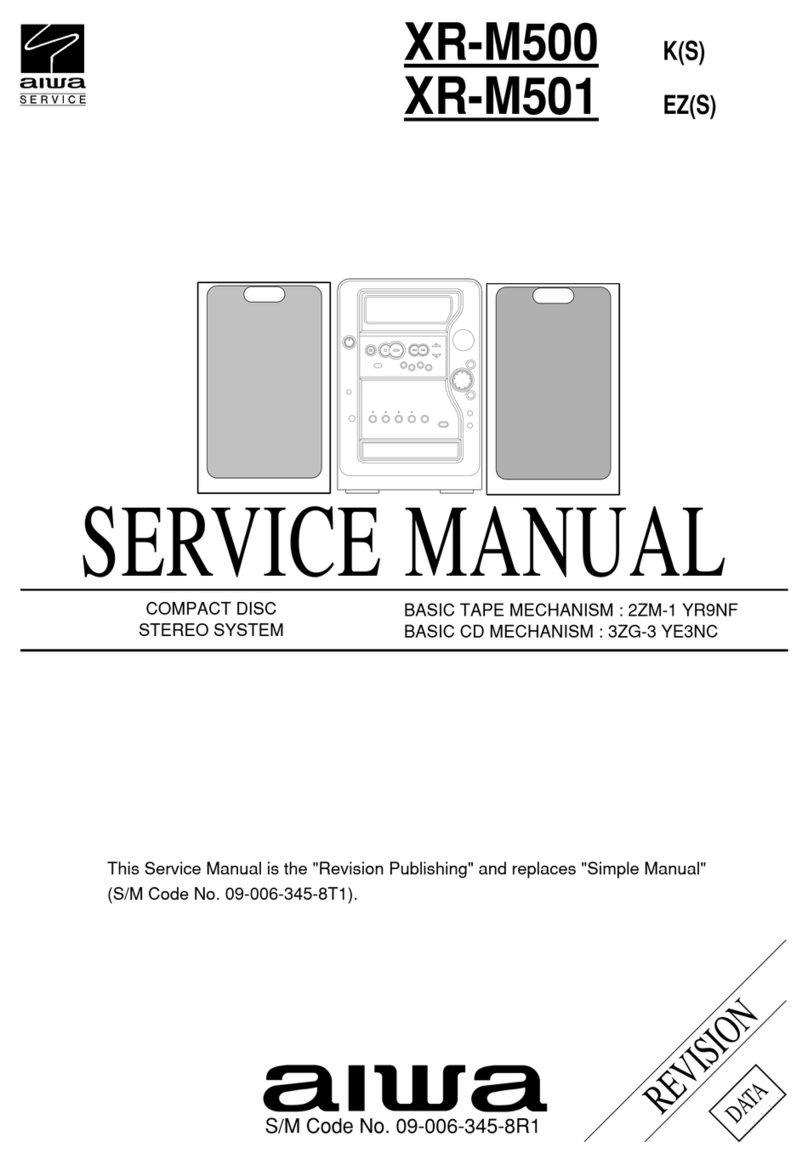 Aiwa XR-M500 Service manual