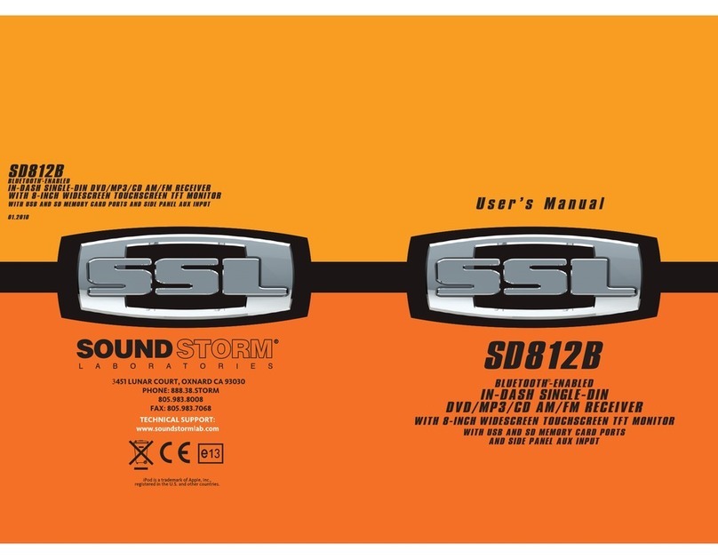 Sound Storm SD812B user manual