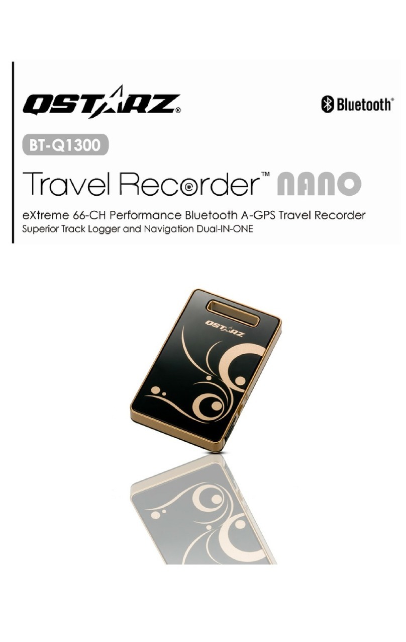 Qstarz Travel Recorder NANO BT-Q1300 user manual