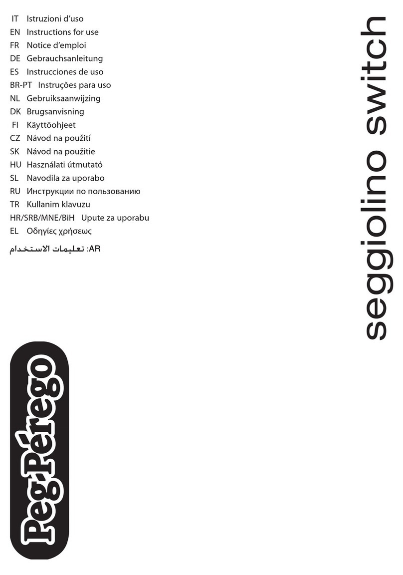 Peg-Perego seggiolino switch User manual