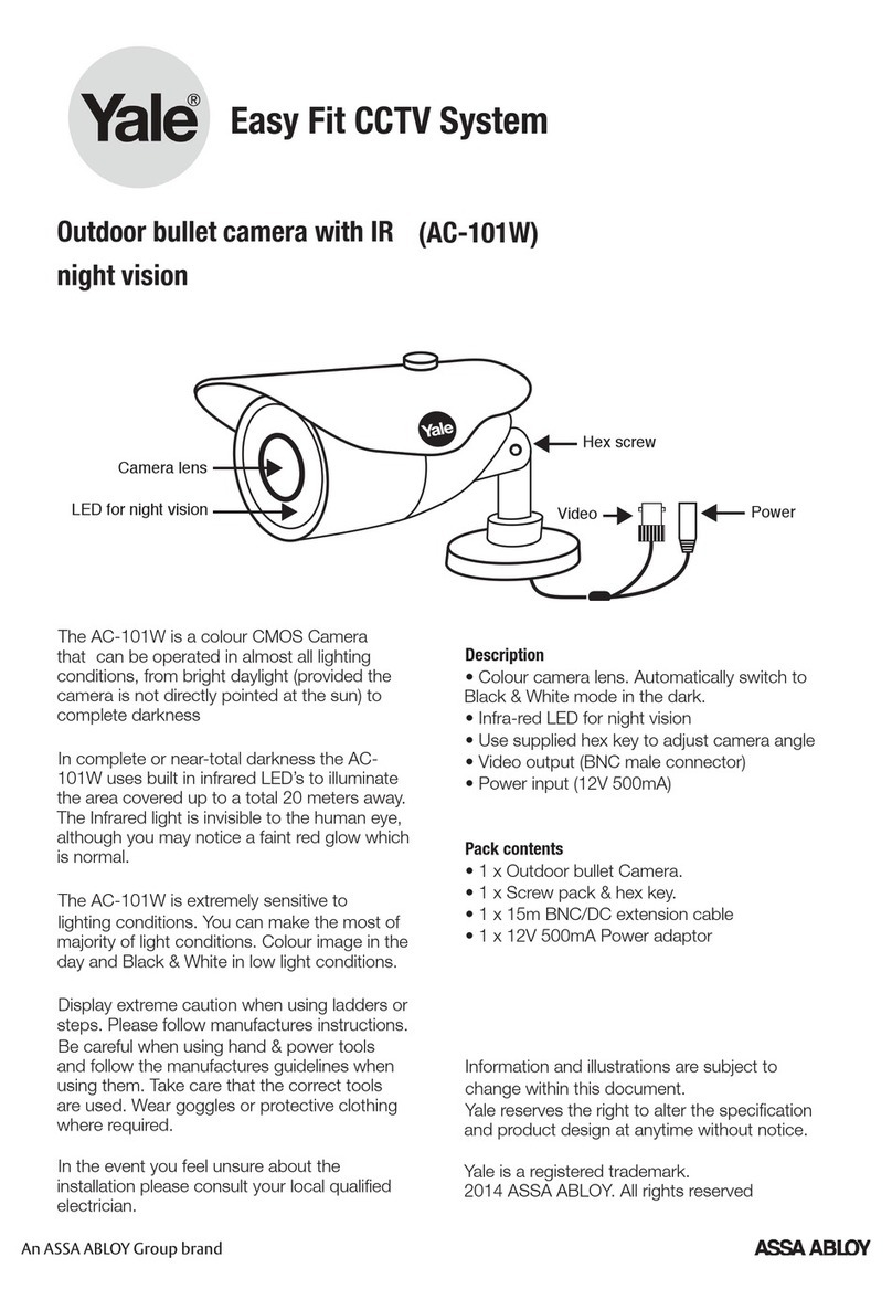 Yale AC-101W user guide