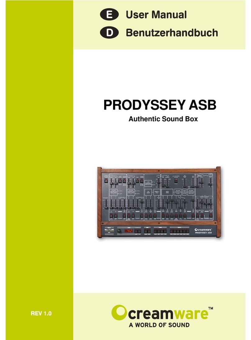 CreamWare Prodyssey ASB user manual