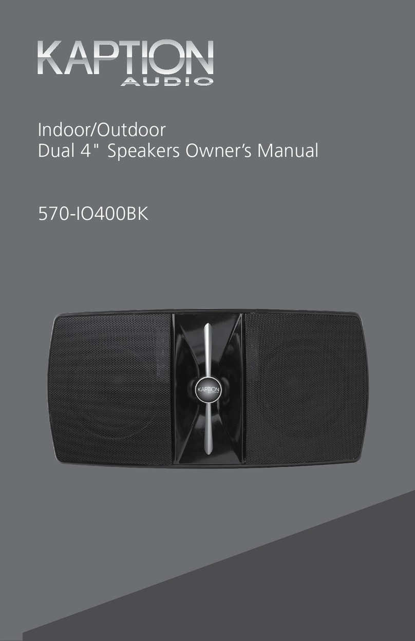Kaption Audio 570-IO400BK owner's manual Kaption Audio 570-IO400BK owner's manual