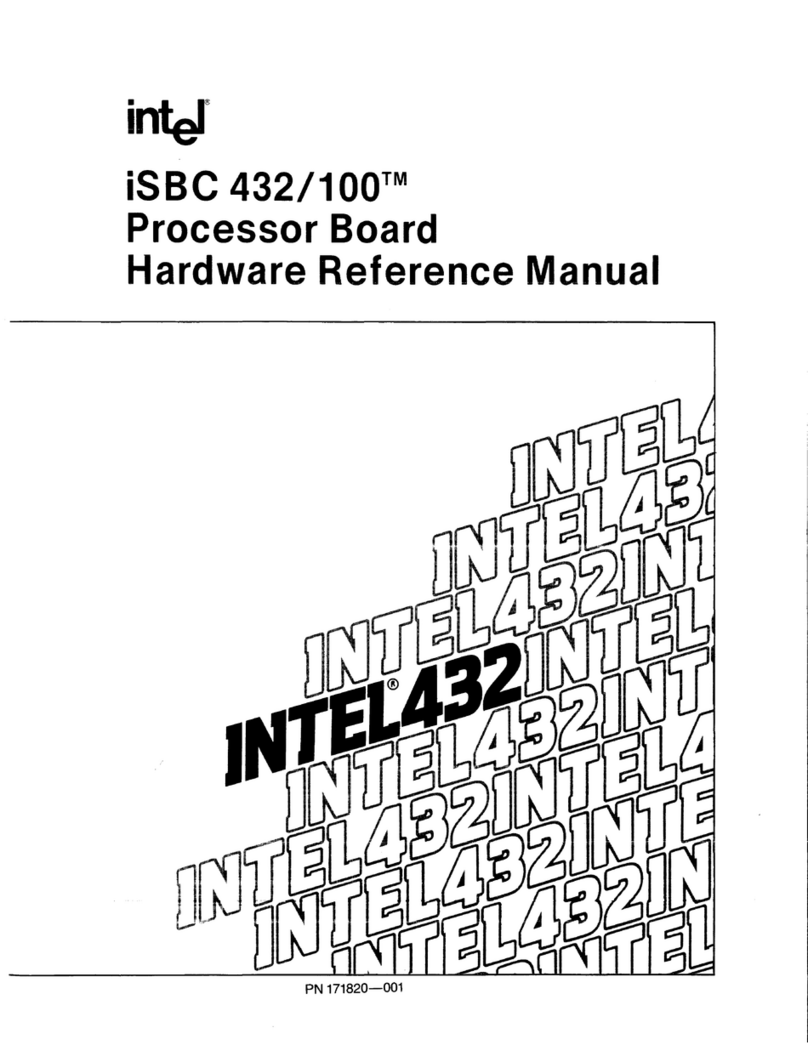 Intel iSBC 432/100 Quick user guide